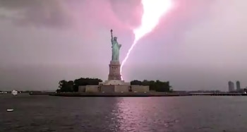 El momento donde el rayó