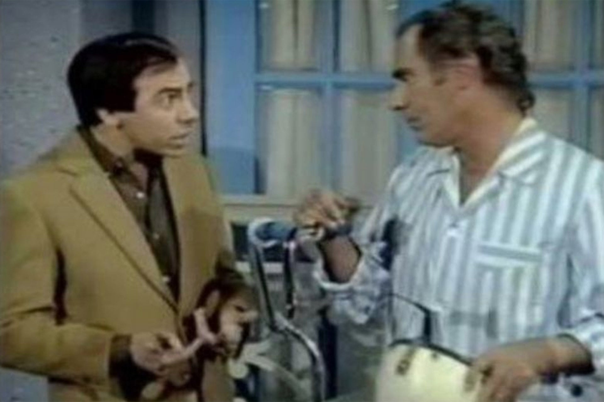 Díaz con Juan Carlos Calabró (foto: captura de pantalla)