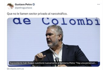 El presidente Petro le lanzó una nueva pulla a Iván Duque por críticas a su Gobierno