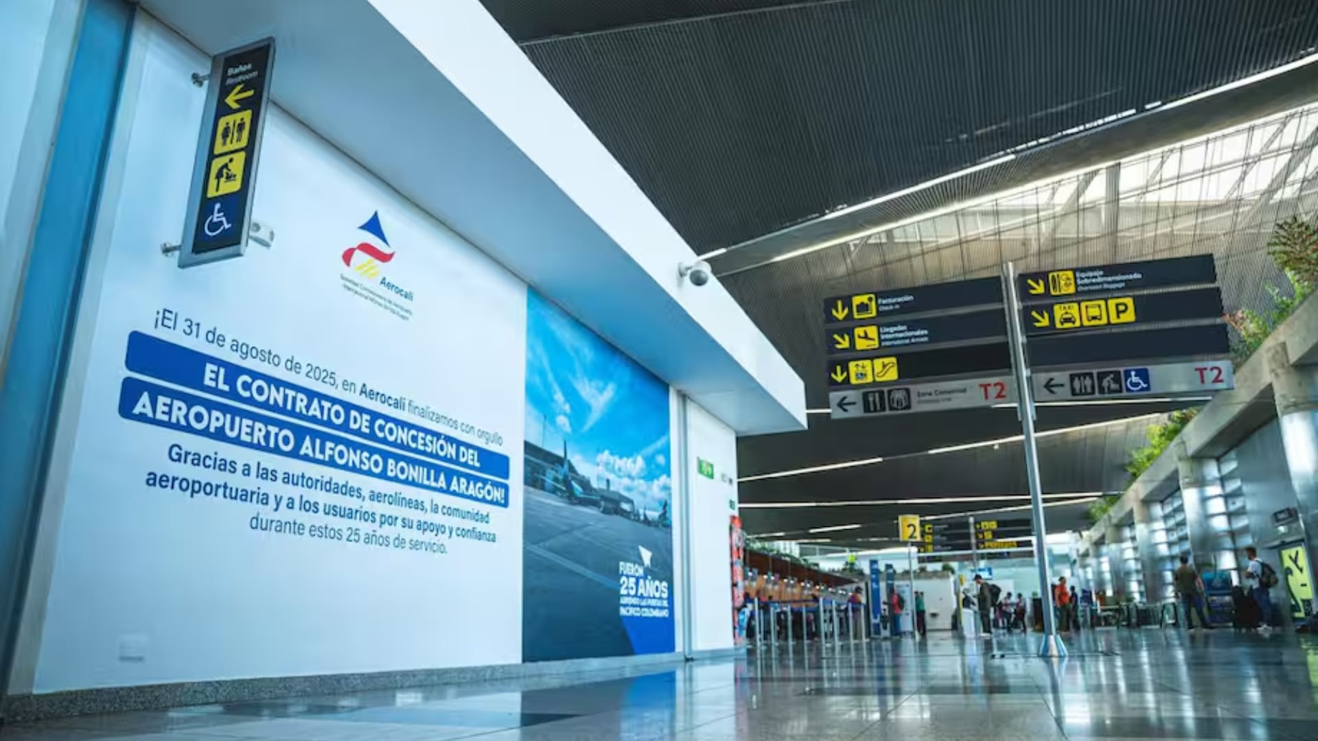 Aeropuerto de Cali retoma operaciones tras falla eléctrica provocada por el sismo