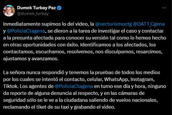 Dumek Turbay aseguró que la