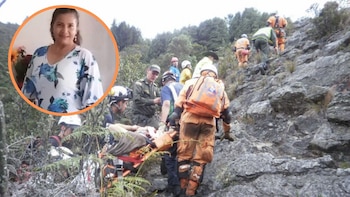 Vehículo cayó a un abismo