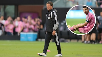 La reacción del técnico del Inter Miami cuando le preguntaron por la lesión de Lionel Messi: el diagnóstico preliminar