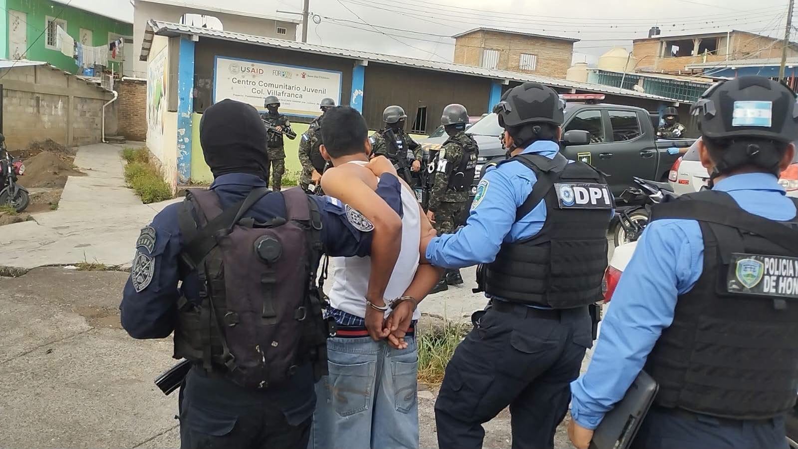Agentes de seguridad participan en los operativos desplegados contra estructuras criminales en diferentes puntos del territorio hondureño. (Foto: Policía Nacional)