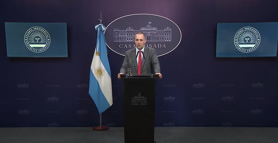 Manuel Adorni, jefe de Gabinete