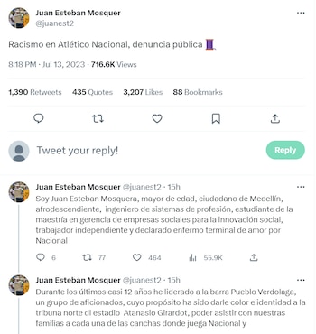 Según el hincha Juan Esteban