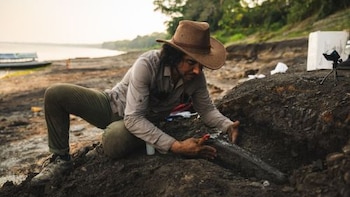 Científicos exploran afloramientos del río