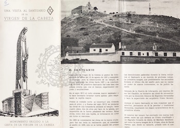 El folleto de la visita de la inauguración de 1965. (Instituto de Estudios Giennenses)