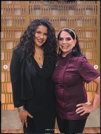 La visita de Litzy al foro de MasterChef México refuerza el lazo sentimental entre la pareja y el programa donde comenzó su romance (IG)