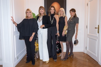 ADRIANA COSTANTINI, MORA FURTADO, NEQUI GALOTTI, EVELYN SCHEILD E TERESA CALANDRA