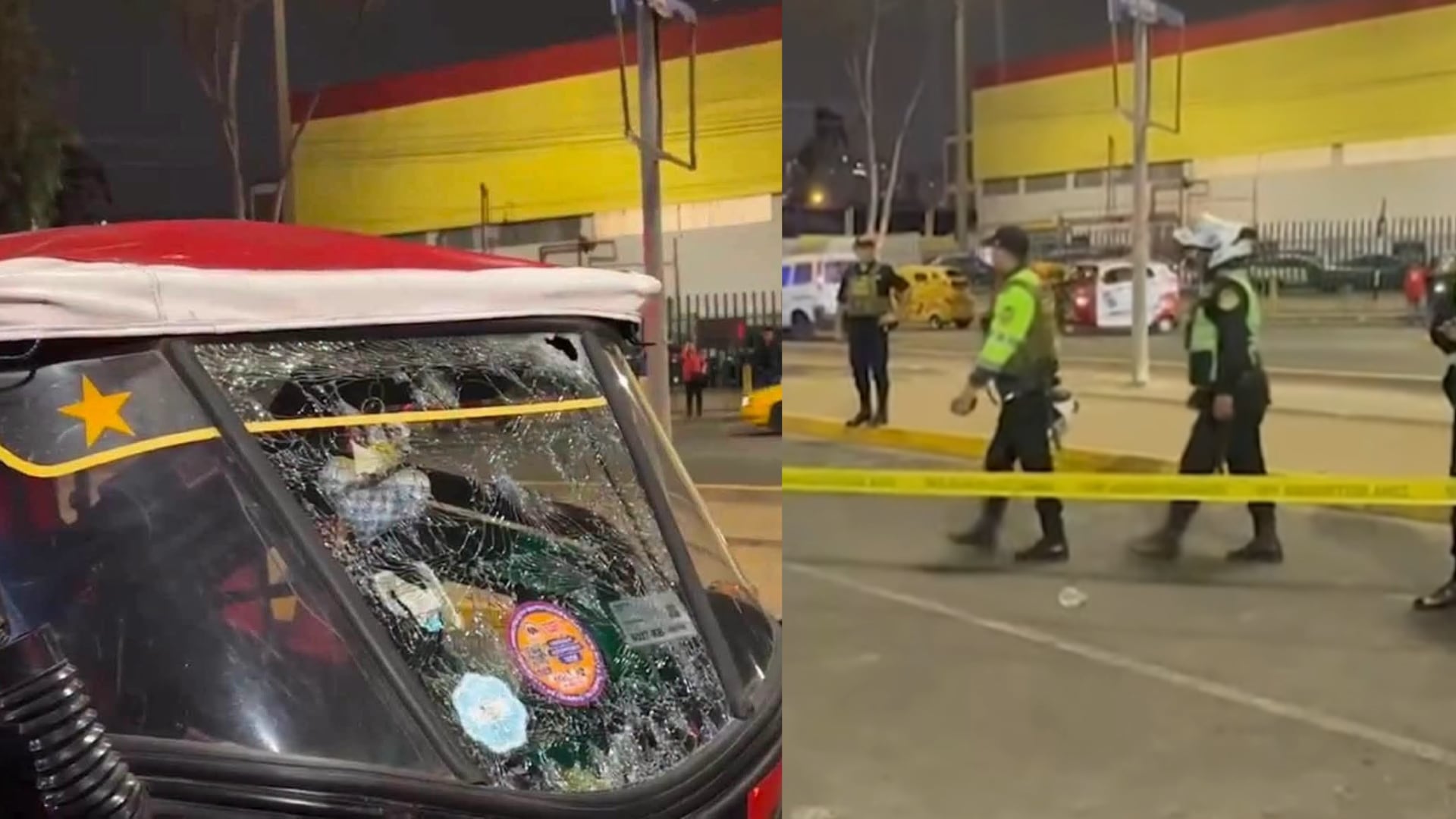 Pasajero herido tras ataque armado a mototaxi en Comas en medio de ola de extorsiones| Foto: Panamericana
