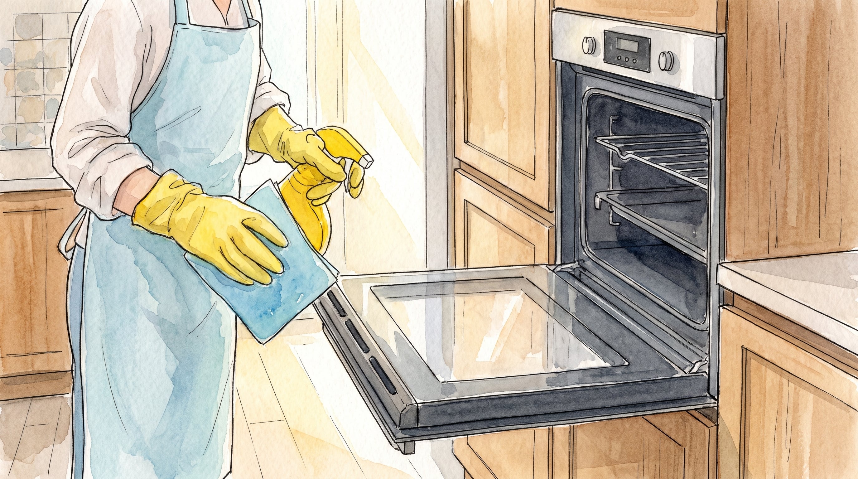 La limpieza periódica evita que la grasa se adhiera al cristal del horno. (Imagen Ilustrativa Infobae)