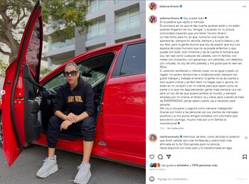 Aída Martínez vende su carro