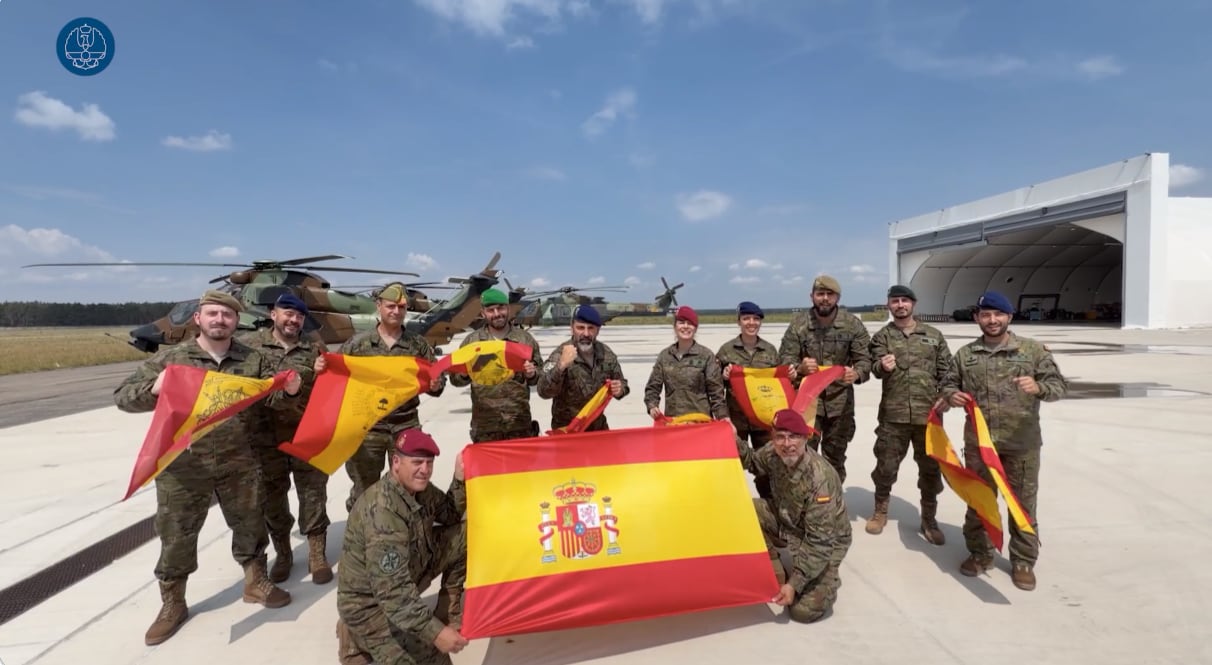 Así se vivió y celebró la final del Mundial desde buques en alta mar o bases en Eslovaquia o Yibuti en los despliegues militares españoles