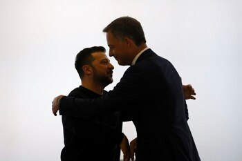 El presidente de Ucrania, Volodimir