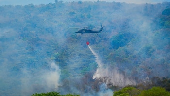 Así celebró la gobernadora del Tolima las primeras lluvias tras los devastadores incendios: “Como una niña”