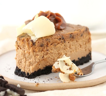 Cheesecake de dulce de leche