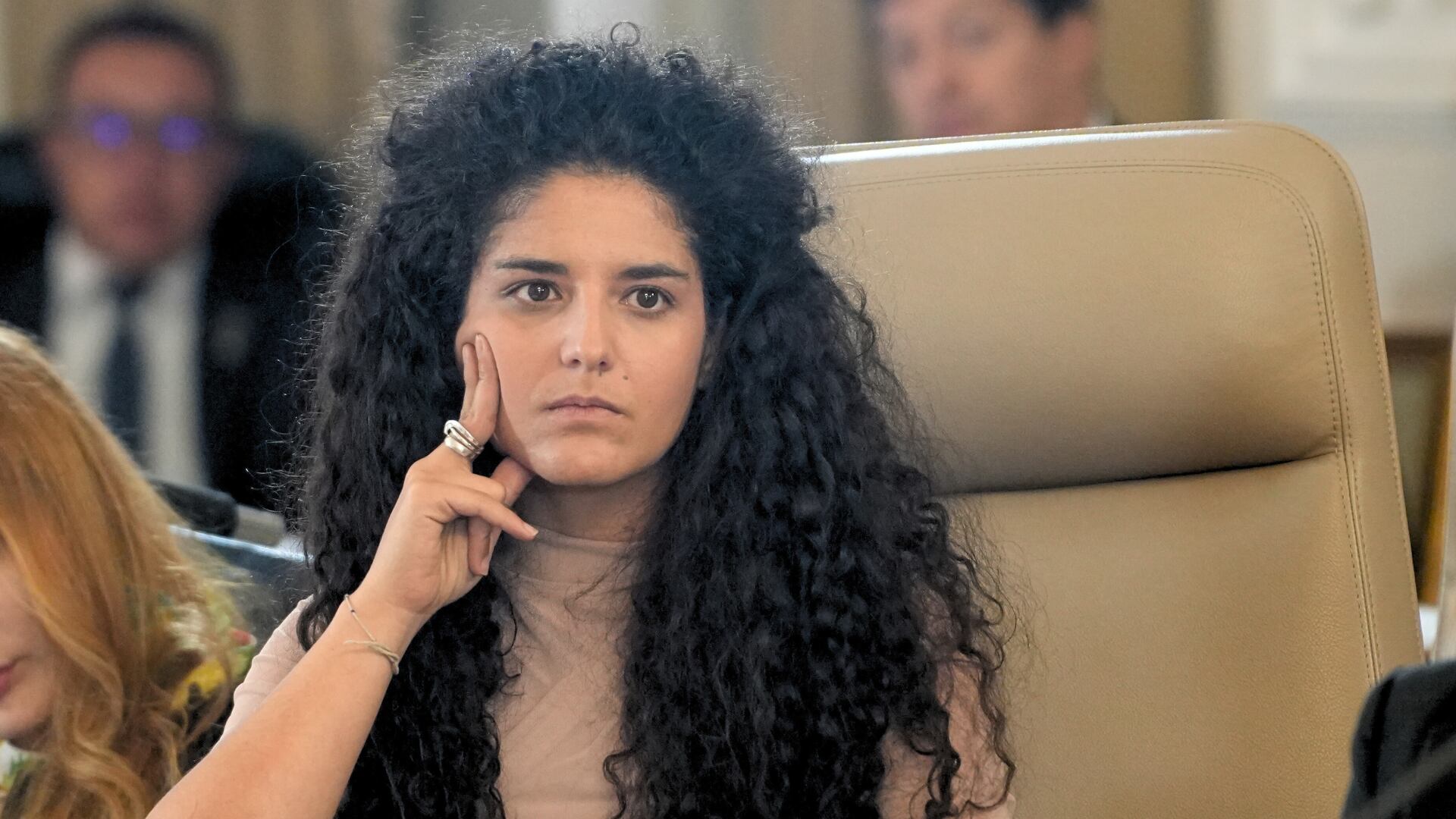 Yannai Kadamani, ministra de las Culturas, es señalada de otorgar contratos a su familia, lo que sería un caso de nepotismo- crédito Andrea Puentes/Presidencia