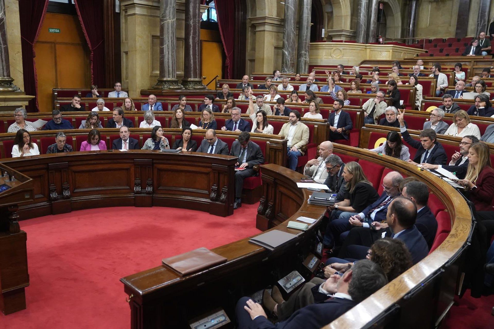 01/10/2026 Debate General de Política Nacional General, a 1 de octubre de 2026, en Barcelona, Catalunya (España). El Parlament afronta la tercera jornada del Debate de Política General en el que se sigue hablando de las propuestas sobre la vivienda, la financiación autonómica y la gestión de la educación.POLITICA David Zorrakino - Europa Press