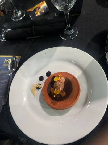 El postre de lujo se