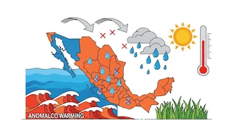 ¿Menos lluvia y más calor? El Niño tendría 95% de probabilidad de impactar el clima de México
