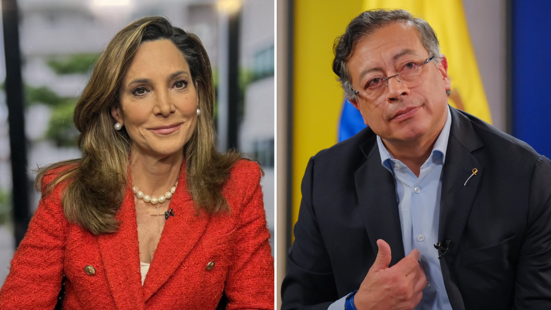 La congresista norteamericana María Elvira Salazar aseguró que, aunque Donald Trump aseguró que fue un honor haber hablado con el presidente Gustavo Petro, eso no implica que vaya a ser eliminado de la Lista Clinton - crédito @MaElviraSalazar/X - Ovidio González/Presidencia
