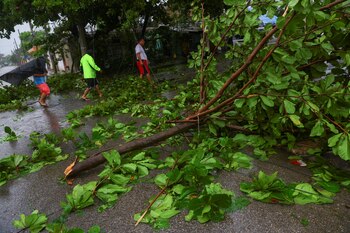 Daños en Playa del Carmen