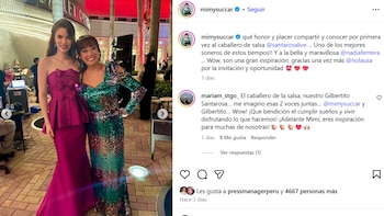 Mimy Succar y su emocionada