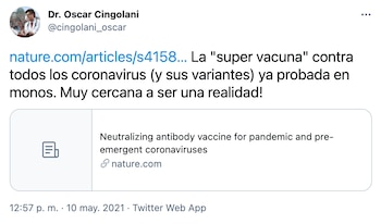 El reconocido cardiólogo argentino Oscar