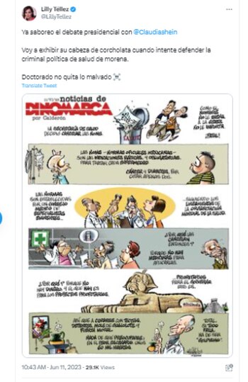 (Foto: Twitter/ Lilly Téllez)