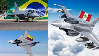Colombia y Brasil decidieron por aviones supersónicos suecos, mientras que Perú se quedó con los F-16: ¿Qué diferencias hay?