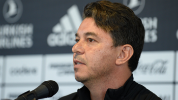 Marcelo Gallardo en conferencia de