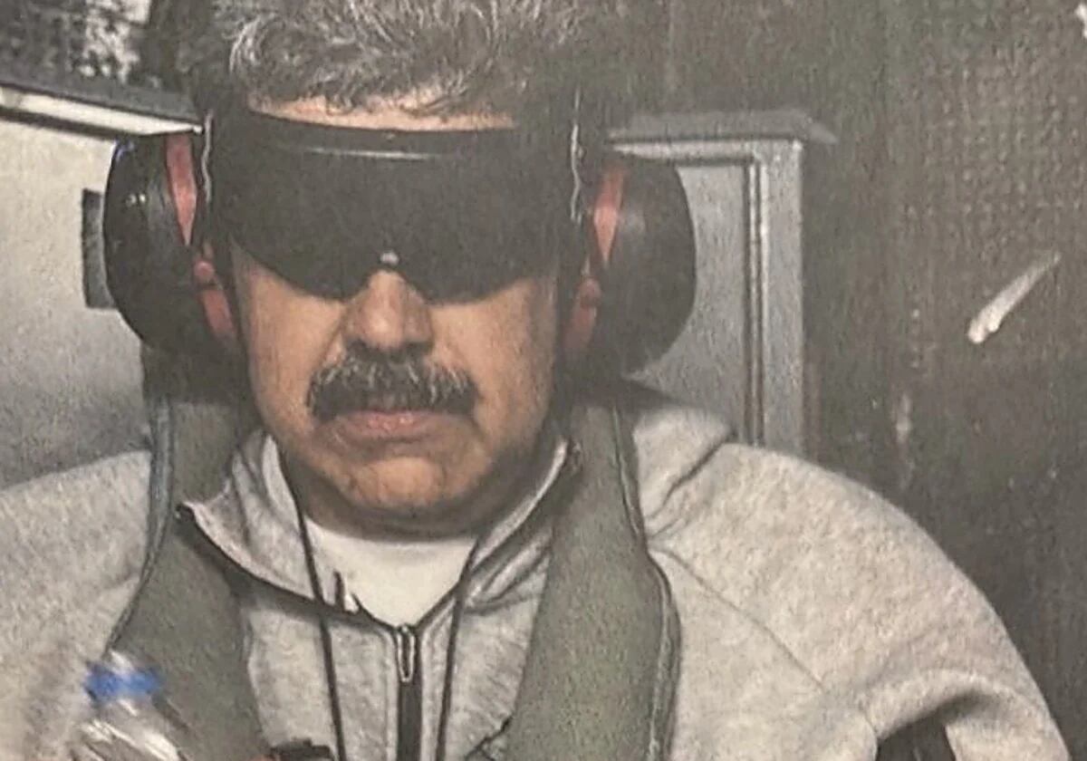 La primera imagen de Nicolás Maduro capturado (Foto: difusión)