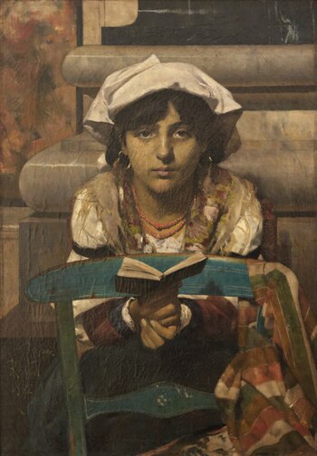 "Cecilia" (1882) de Henrique Pousão
