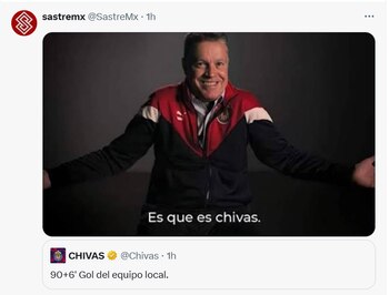 Memes derrota Chivas