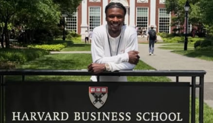 El futbolista del Real Madrid, Eduardo Camavinga, en Harvard (Instagram)