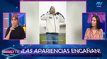 Magaly Medina y especialista desenmascaran supuesto llanto de Reimond Manco. Captura: Magaly TV La Firme.
