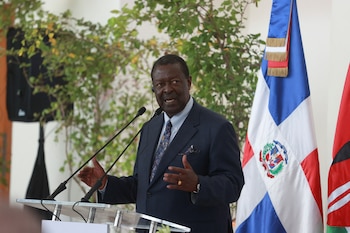 Musalia Mudavadi anunció un viaje