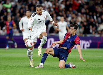 Real Madrid, Barcelona, Atlético de Madrid y Real Sociedad aparecen como posibles participantes en el Final Four de la Supercopa de España 2027. REUTERS/Juan Medina