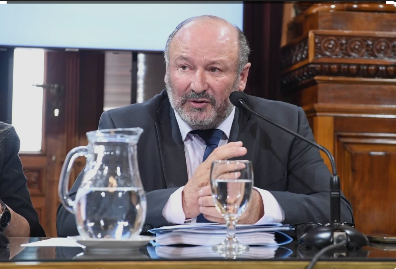 El senador radical Daneil Kroneberger (La Pampa)