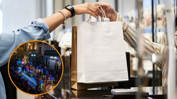 Una mujer de baja es