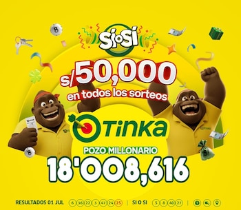 La Tinka: aqui estão os resultados oficiais do sorteio de 1º de julho e do novo jackpot milionário. Captura: América TV.
