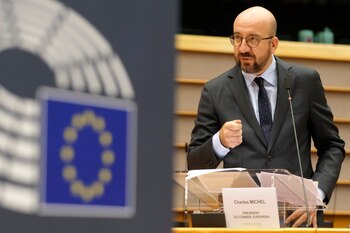 El presidente del Consejo Europeo, Charles Michel. EFE/EPA/OLIVIER HOSLET
