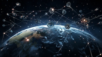 Satélites
Cohetes
Carrera espacial
Órbita terrestre
Información espacial
Planeta Tierra
Espacio exterior
Cohetes y satélites despegan hacia la órbita terrestre en la emocionante carrera espacial. - (Imagen ilustrativa Infobae)