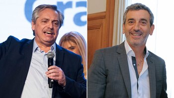 Alberto Fernánddez y Florencio Randazzo