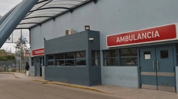 Fue trasladado al Hospital de