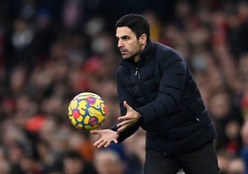 FOTO DE ARCHIVO; Mikel Arteta, entrenador del Arsenal, en el Emirates Stadium, Londres, Reino Unido, 23 de enero de 2022, REUTERS/Tony Obrien