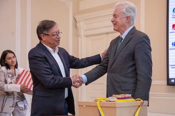 El presidente Gustavo Petro se