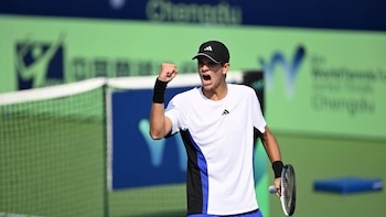 El tenista español Rafa Jódar