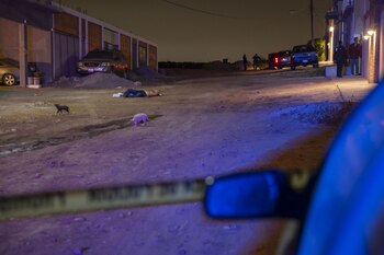 El cuerpo de Marcial Mariche